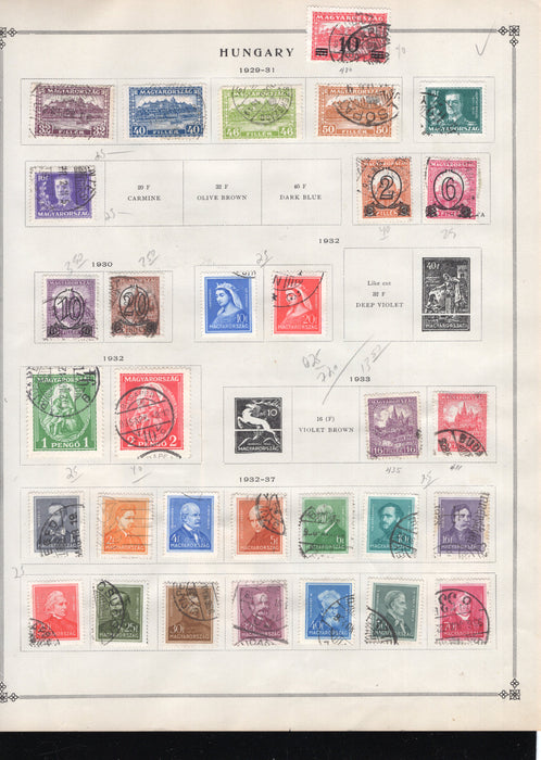 Hungary Postage, Occupation, Stamp Lot, Approx Cat $570
