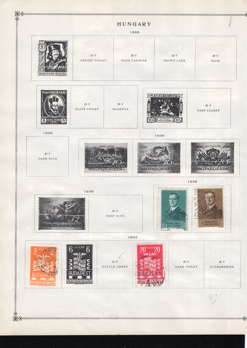 Hungary Postage, Occupation, Stamp Lot, Approx Cat $570