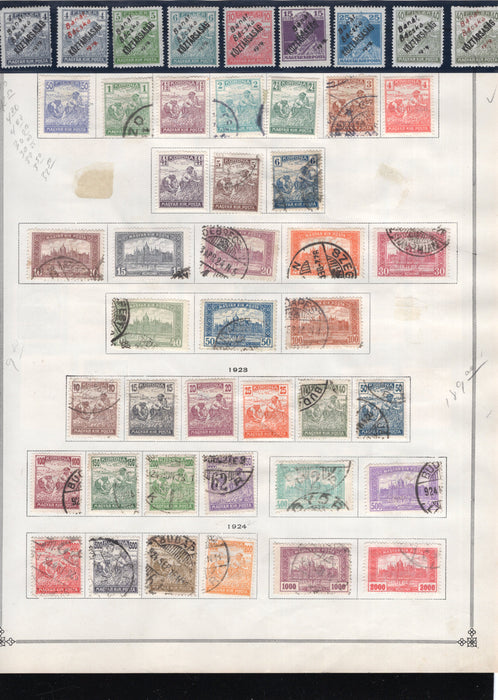 Hungary Postage, Occupation, Stamp Lot, Approx Cat $570