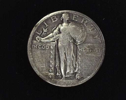 HS&C: 1919 25¢ Standing Liberty Quarter F - US Coin